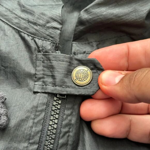 Vintage Dolce & Gabbana D&G Black Nylon Windbreaker Jacket Size XL - Picture 4 of 9